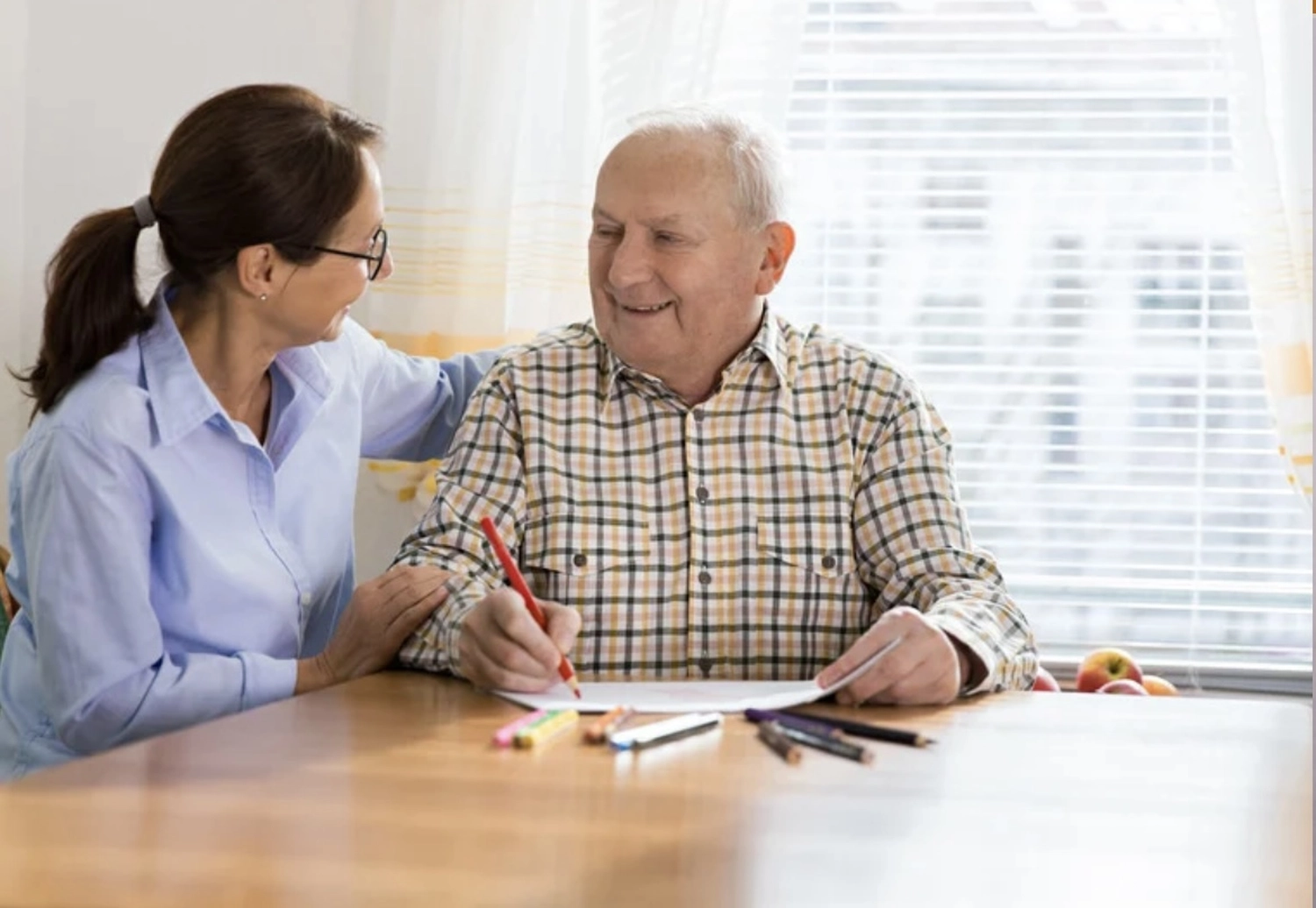 Dana Depenthal - Praxis für Logopädie - glücklicher alter Mann